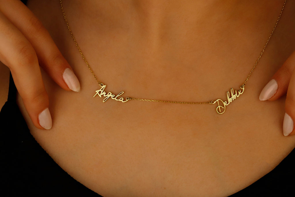 Sparkle & Shine Personalized Multi-Name Necklace - Celebrate Your Connections with Custom Elegance