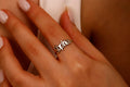 Personalized Gold Name Ring | Custom Handwriting Jewelry | Unique Gift for Christmas & Birthdays