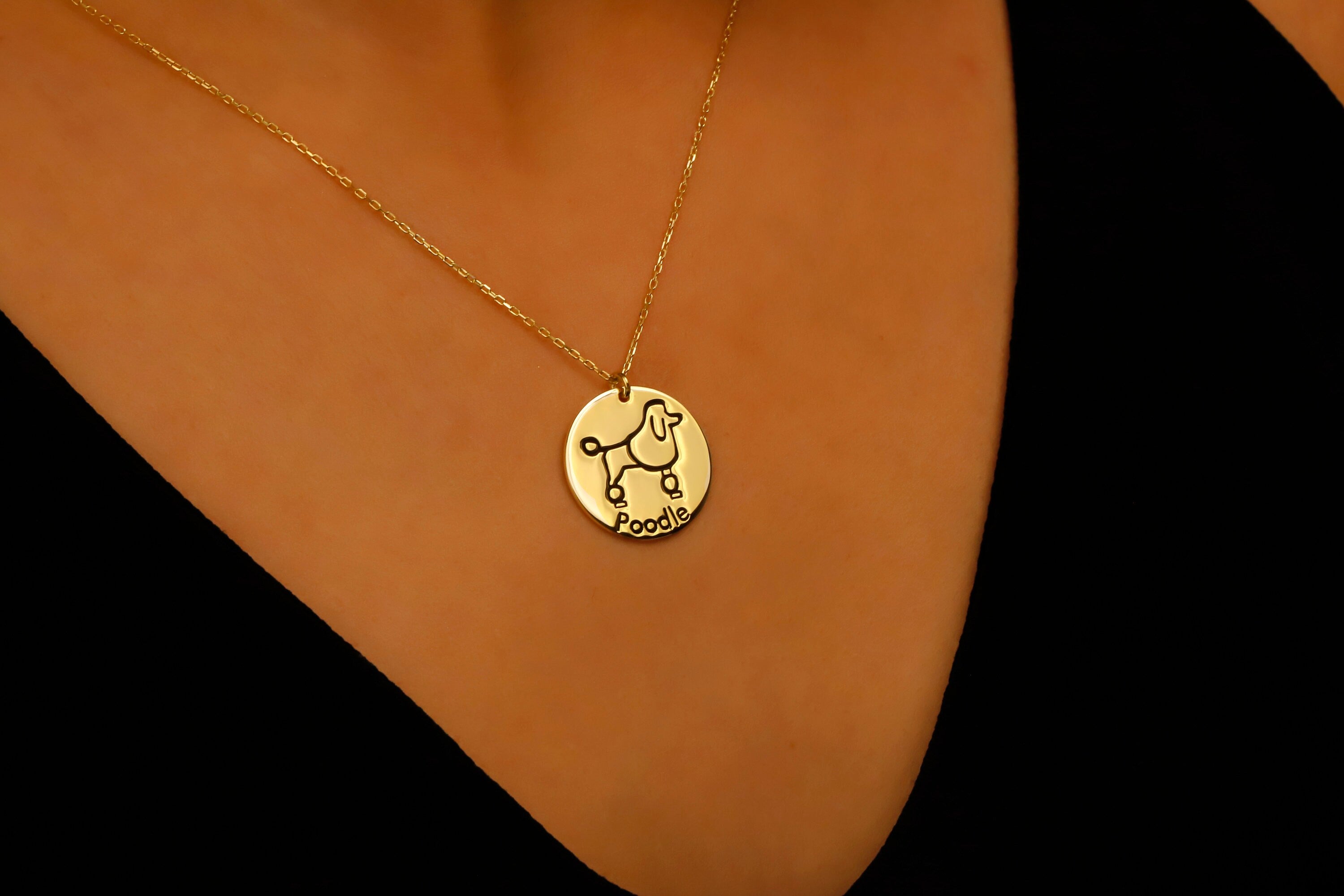 Personalized Pet Paw Print Necklace | Perfect Gift for Dog & Cat Lovers