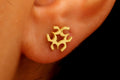 Angel Aura Unique Stud Earrings - Embrace Your Purpose with Sparkling Angel Numbers