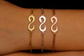 14K Gold Dragon Bracelet - Sterling Silver Figaro Chain, Celebrate Your Zodiac Spirit