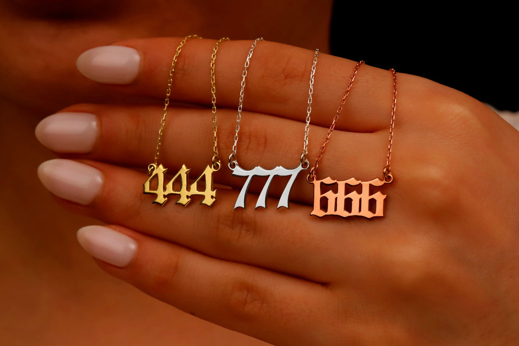 Ethereal Creations Custom Angel Numbers Necklace