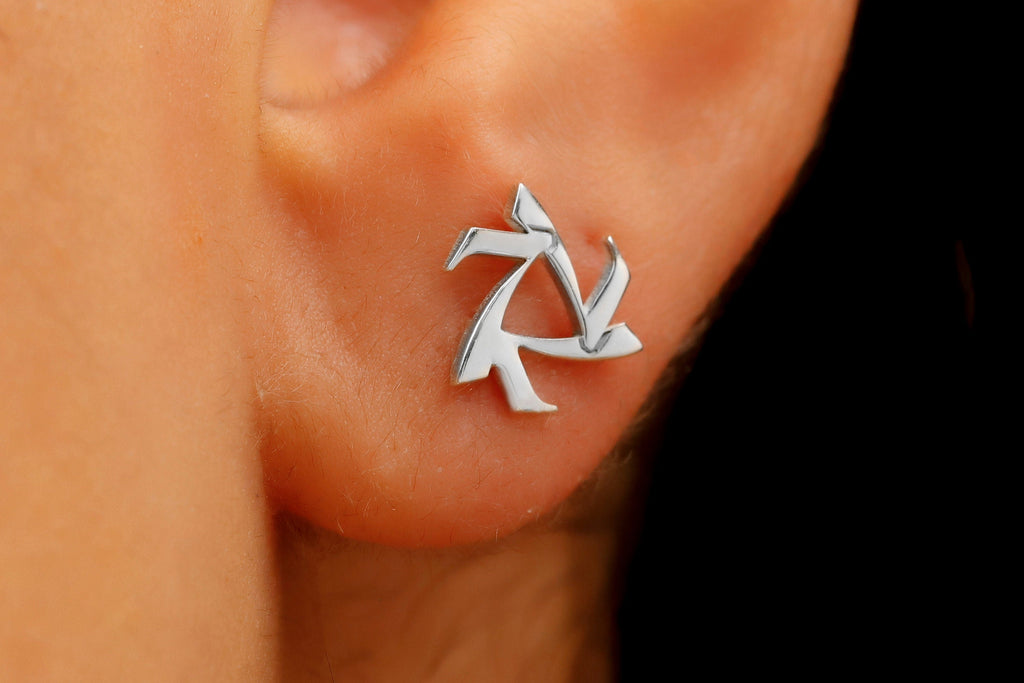 Angel Aura Unique Stud Earrings - Embrace Your Purpose with Sparkling Angel Numbers