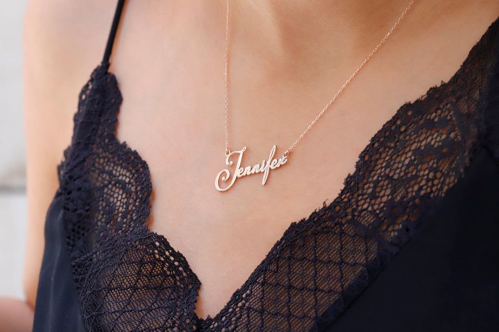 Gold Name Necklace - Customizable Jewelry for a Personal Touch