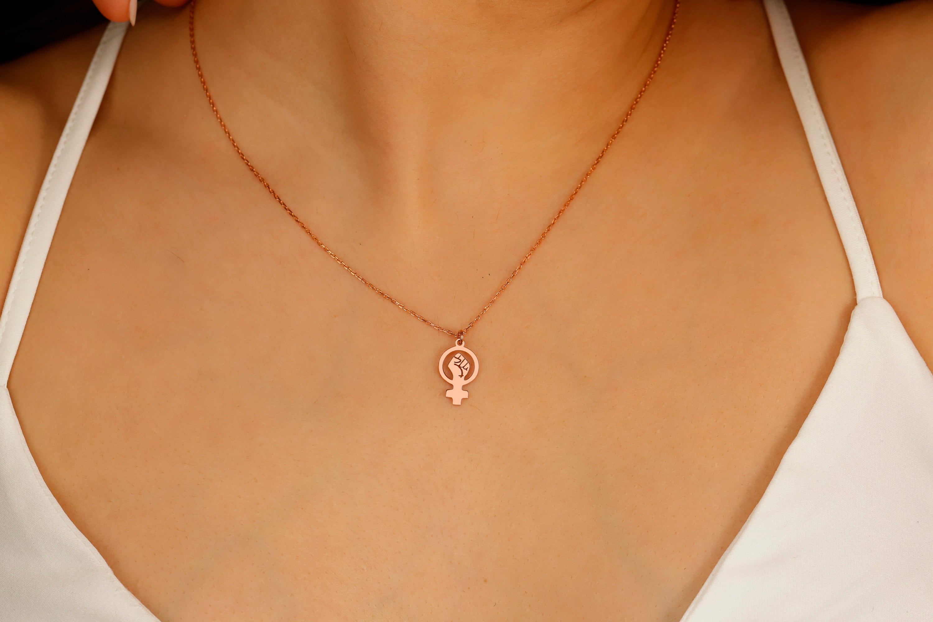 Empowering Female Symbol Venus Necklace