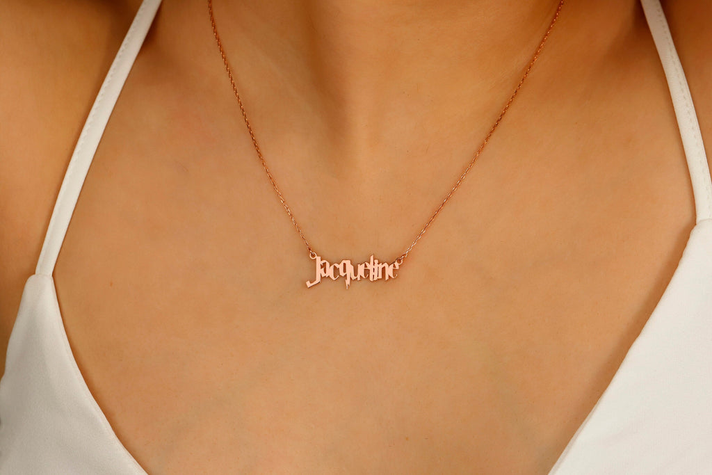 Sparkle & Shine Personalized Kids Name Necklace - A Unique, Customizable Gift for Your Little Star