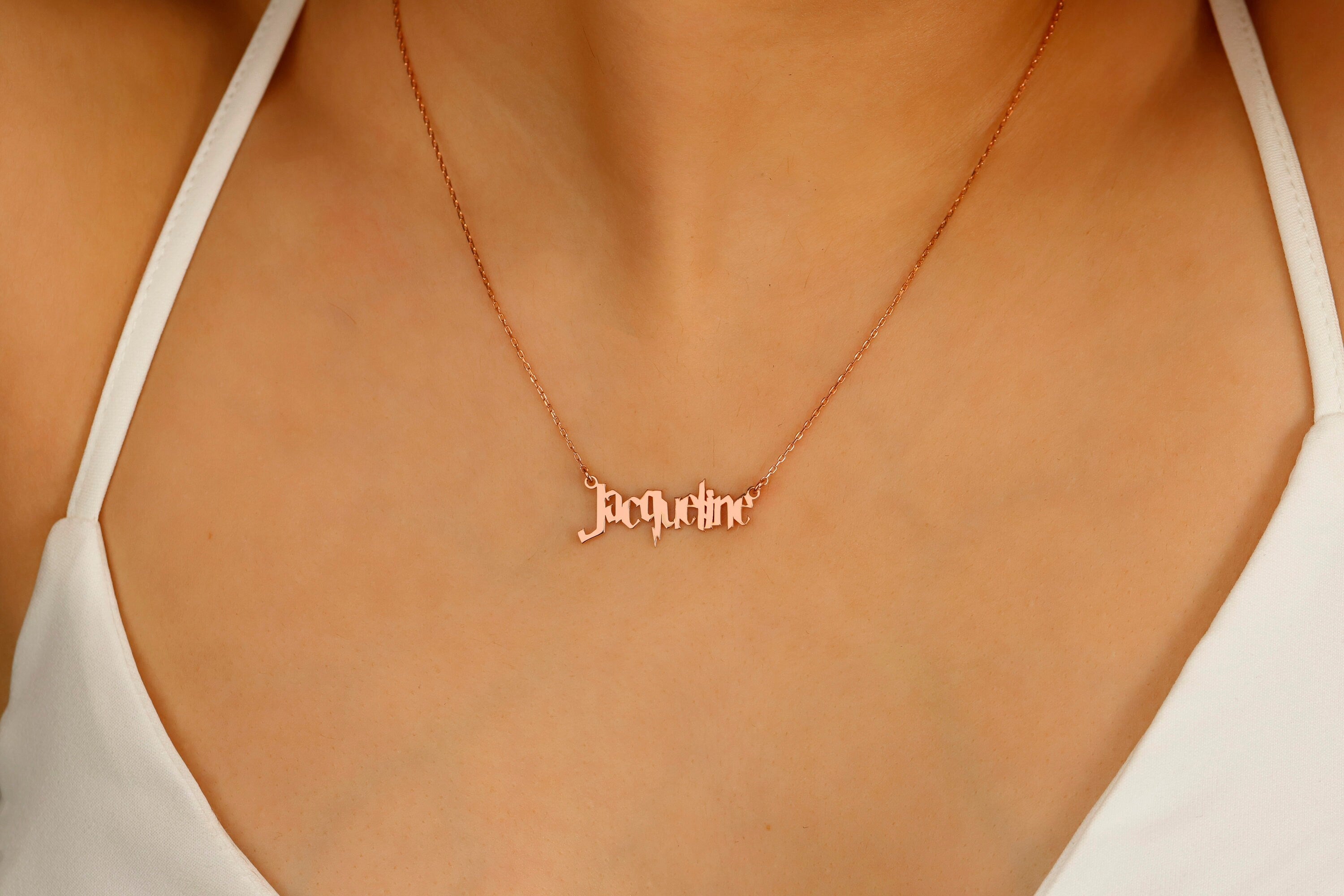 Sparkle & Shine Personalized Kids Name Necklace - A Unique, Customizable Gift for Your Little Star