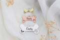 Personalized 925 Sterling Silver Pet ID Tag Charm | Unique Dog & Cat Collar Accessory