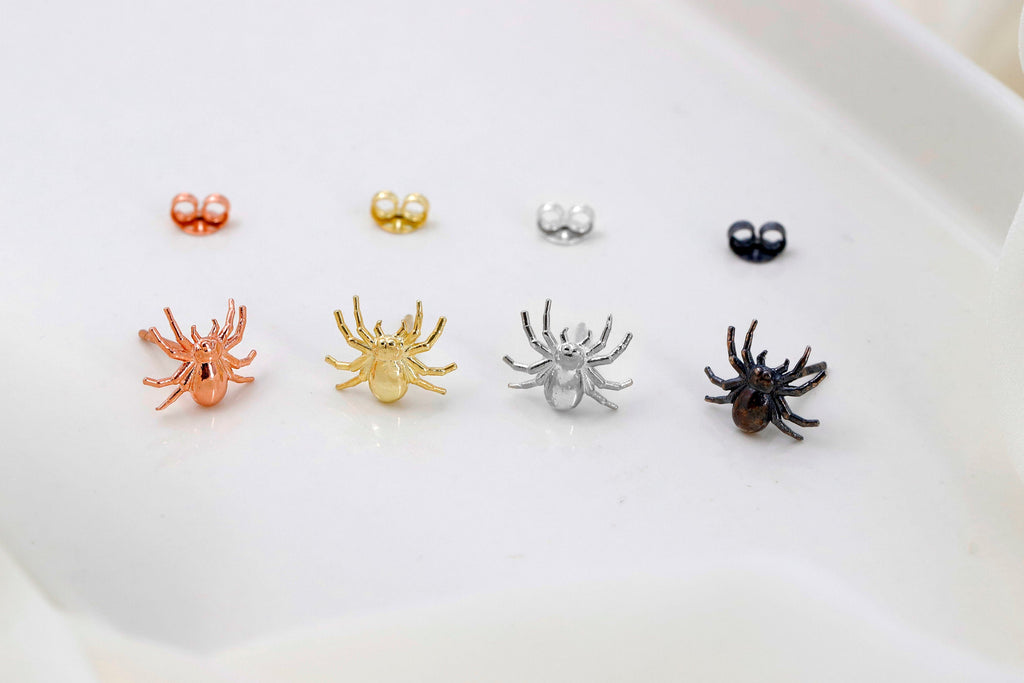 Spider Earrings - Dazzling Silver & Gold Variants for a Bold Statement