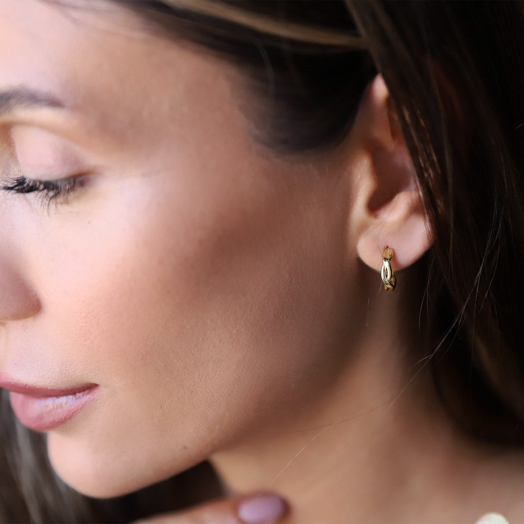 Huggies Waterproof Infinity Hoop Earrings
