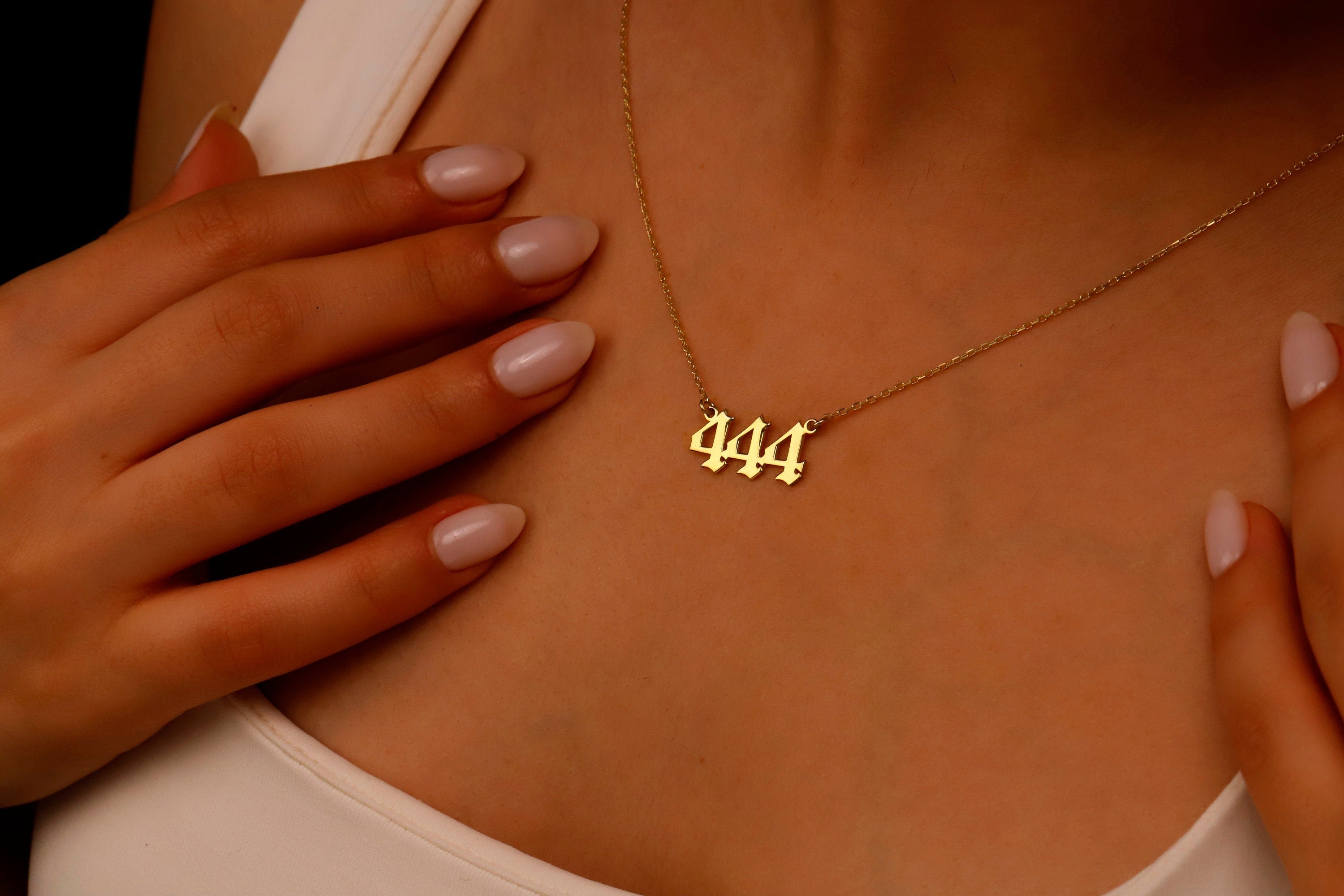 Ethereal Creations Custom Angel Numbers Necklace