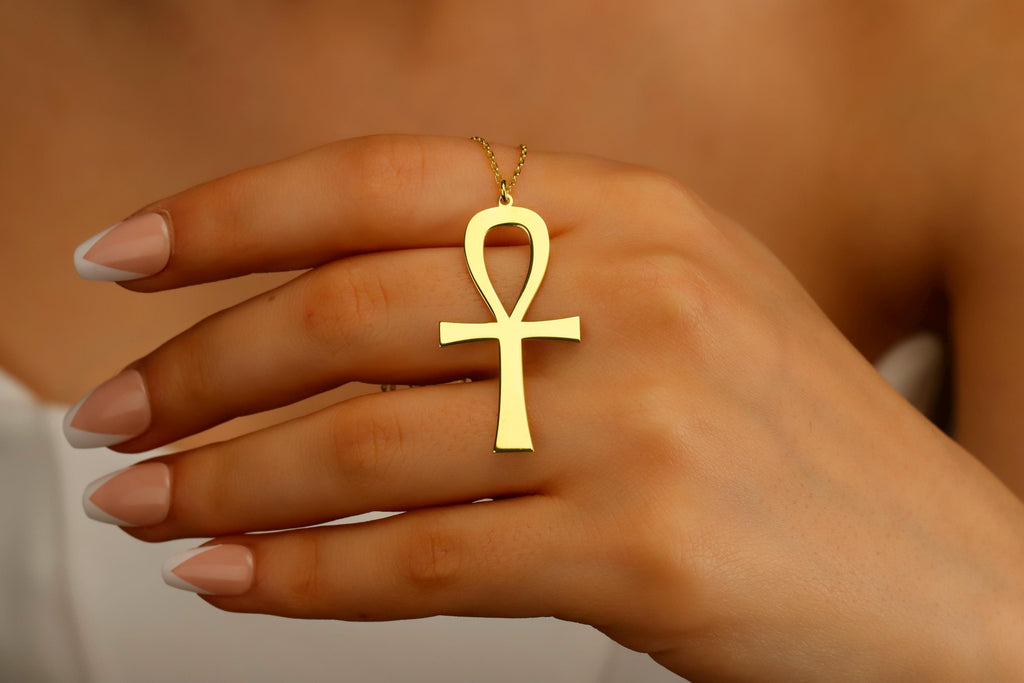 Ankh Necklace - Sterling Silver, Gold & Rose Gold Designs