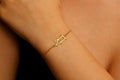 Zodiac Connection Bracelet - Sterling Silver Interlocking Design for Astrology Lovers