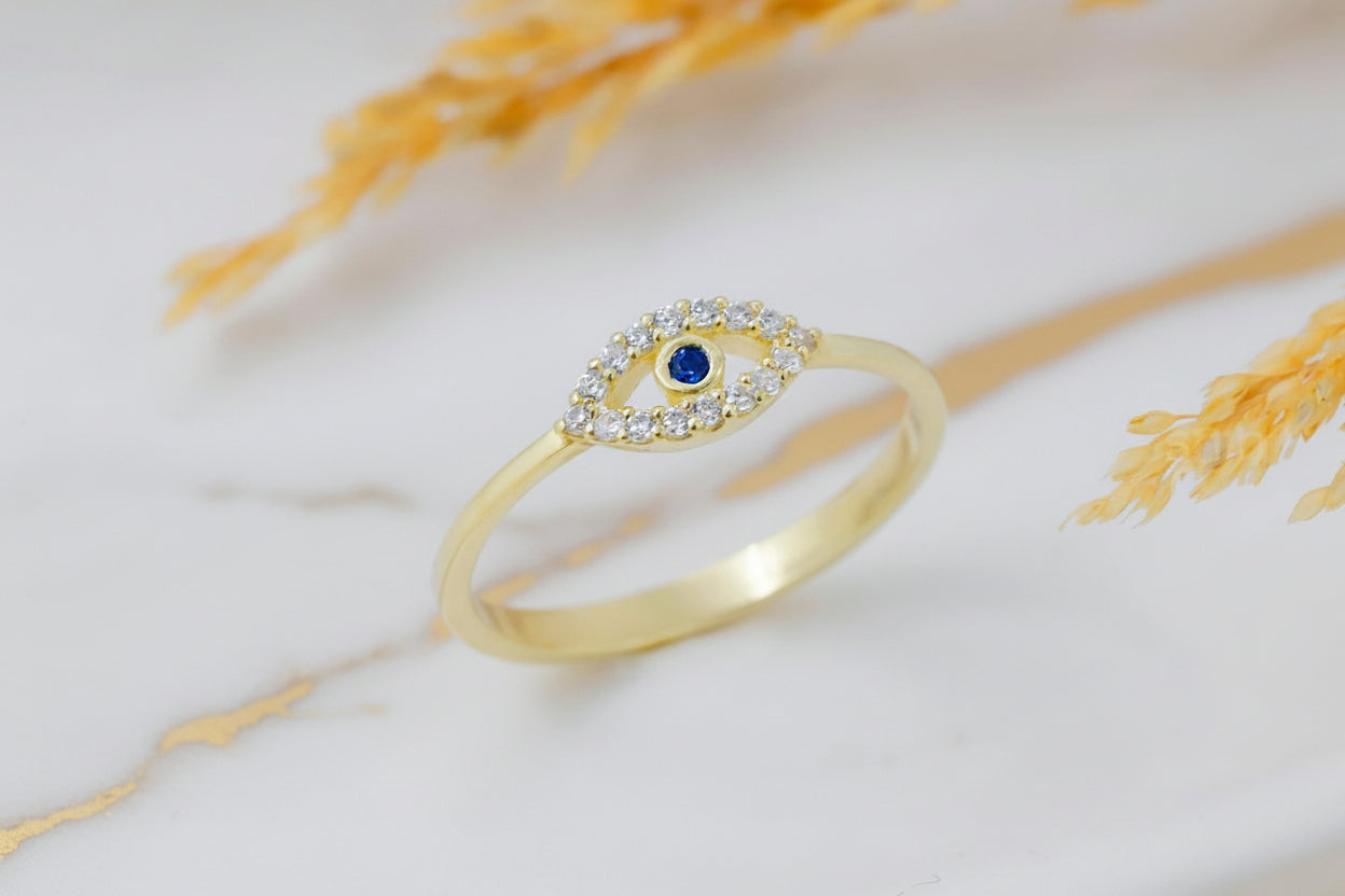 Elysian Evil Eye Rings – Stylish Protection Against Negativity