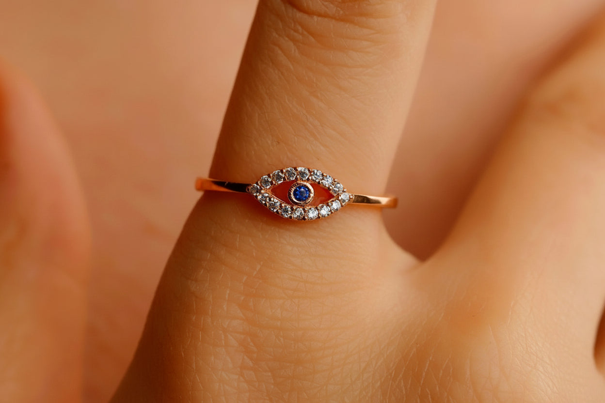 Elysian Evil Eye Rings – Stylish Protection Against Negativity