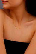 Gold Name Necklace | 8K, 10K & 14K Solid Gold | Personalized Dainty Design