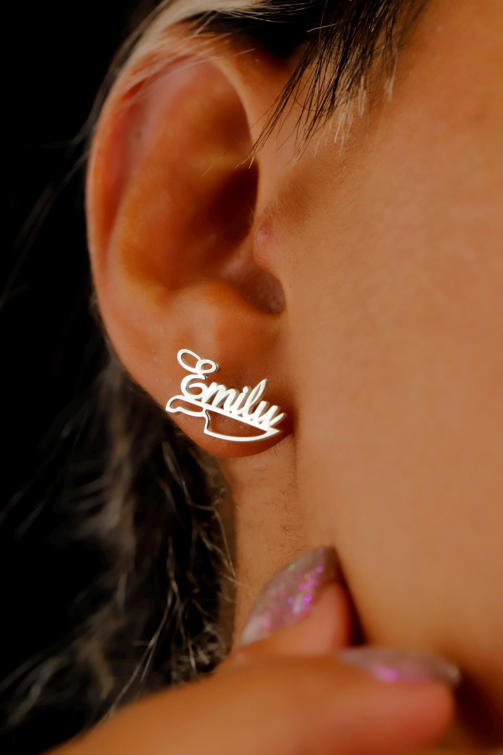Personalized Chef Knife Name Earrings | Unique Culinary Jewelry | Perfect Gift for Chefs