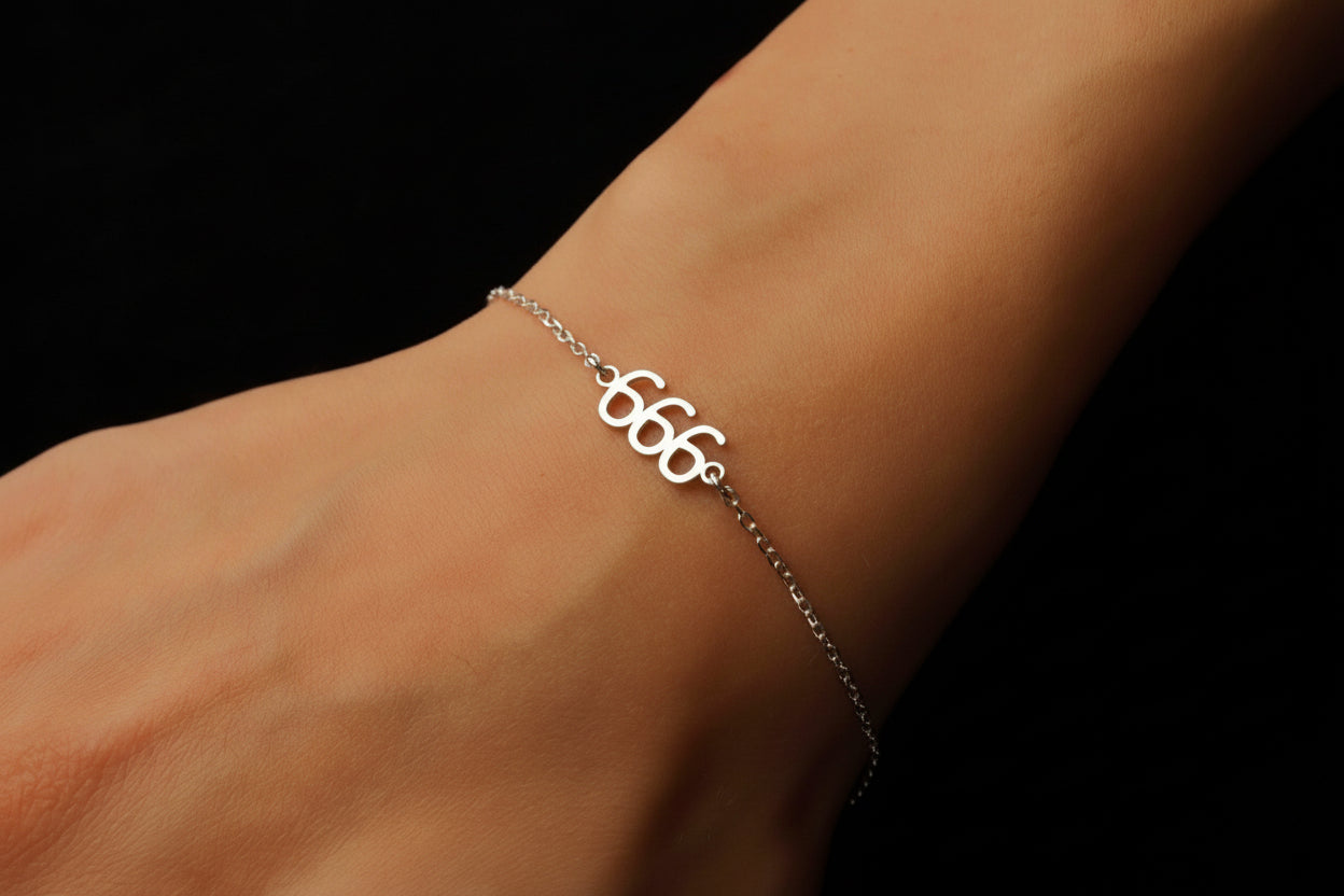 Angel Number Bracelet | Sterling Silver & 14K Rose Gold Filled | Unique Jewelry Gifts for Inspiration