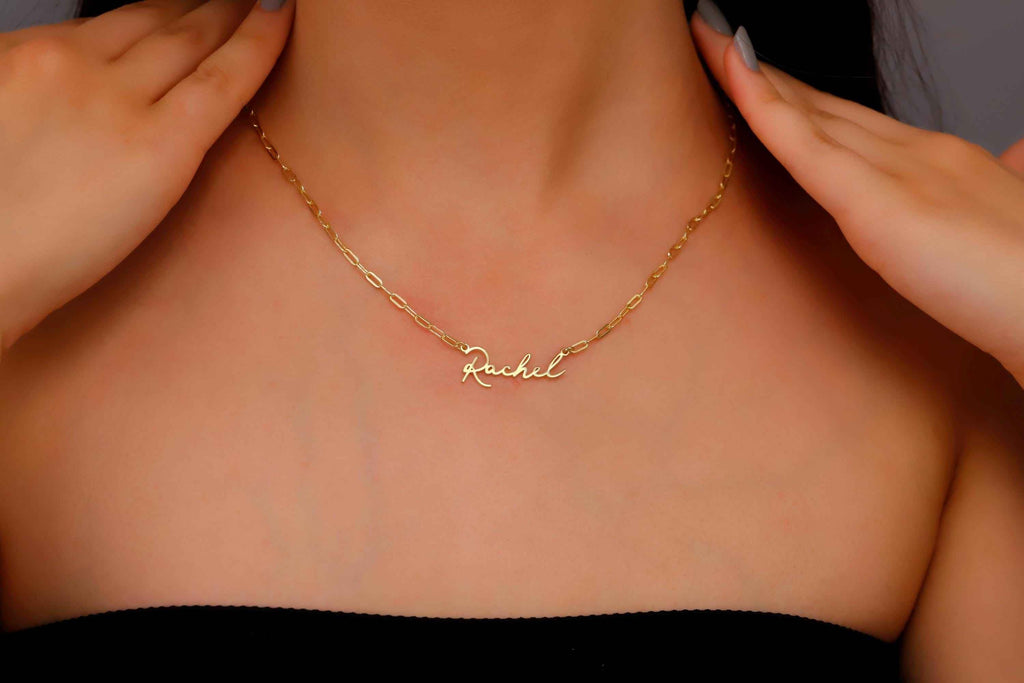 Elegant You Signature Name Necklace - Personalize Your Style with a Custom Touch
