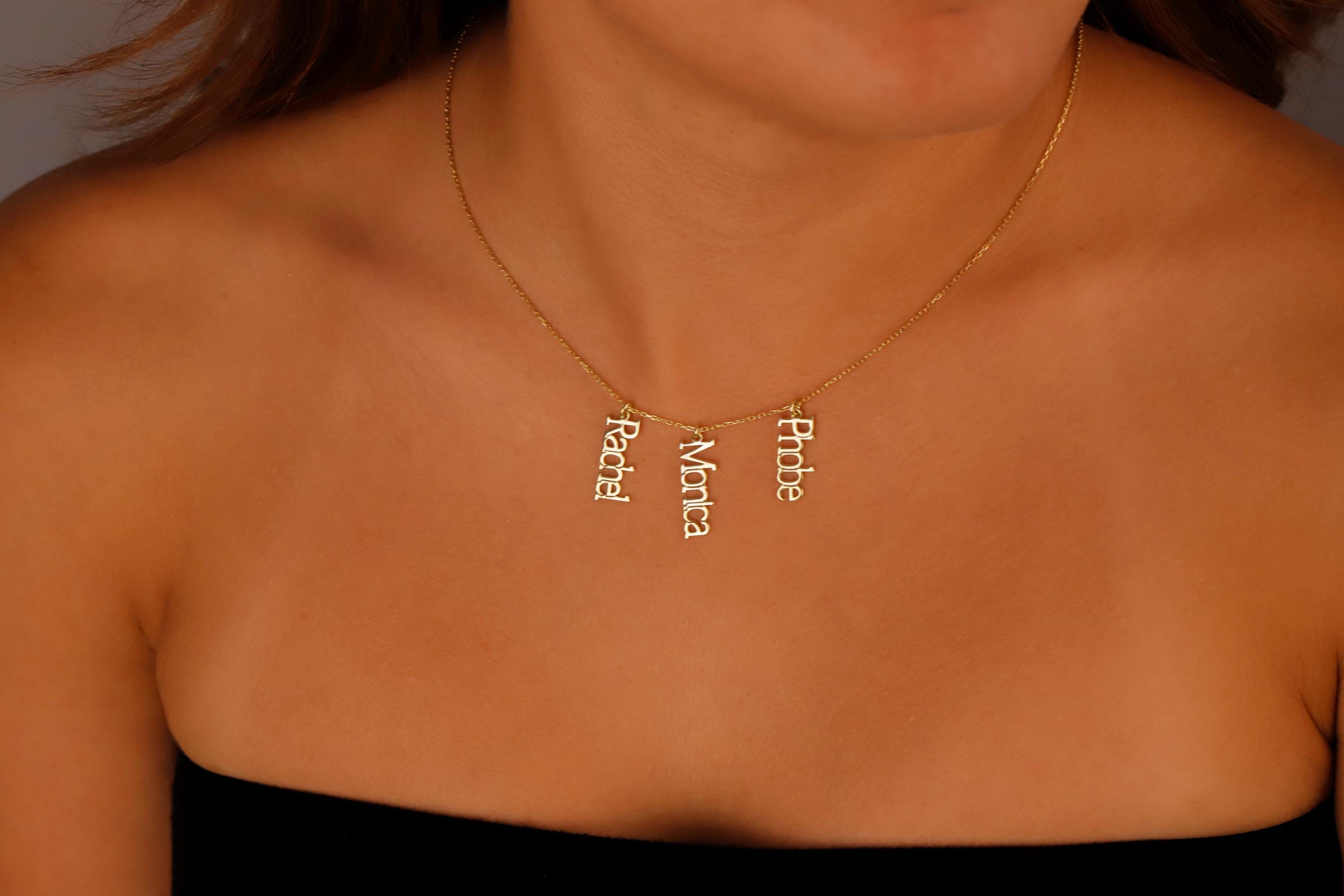 Custom Interlocking Name Necklace