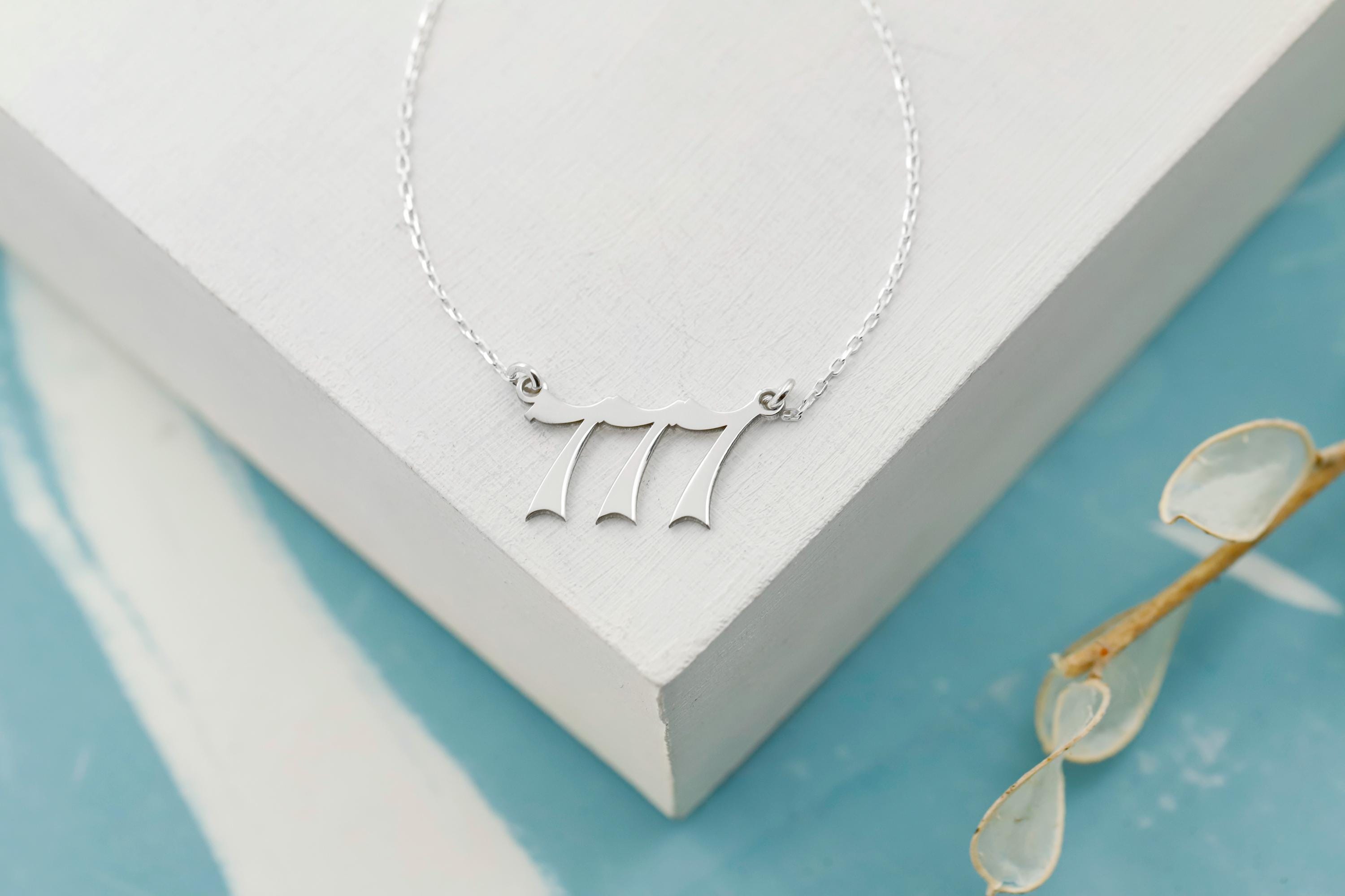 Ethereal Creations Custom Angel Numbers Necklace