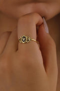 Honey Bee Ring - Captivating Design with Elegant Gold Finish