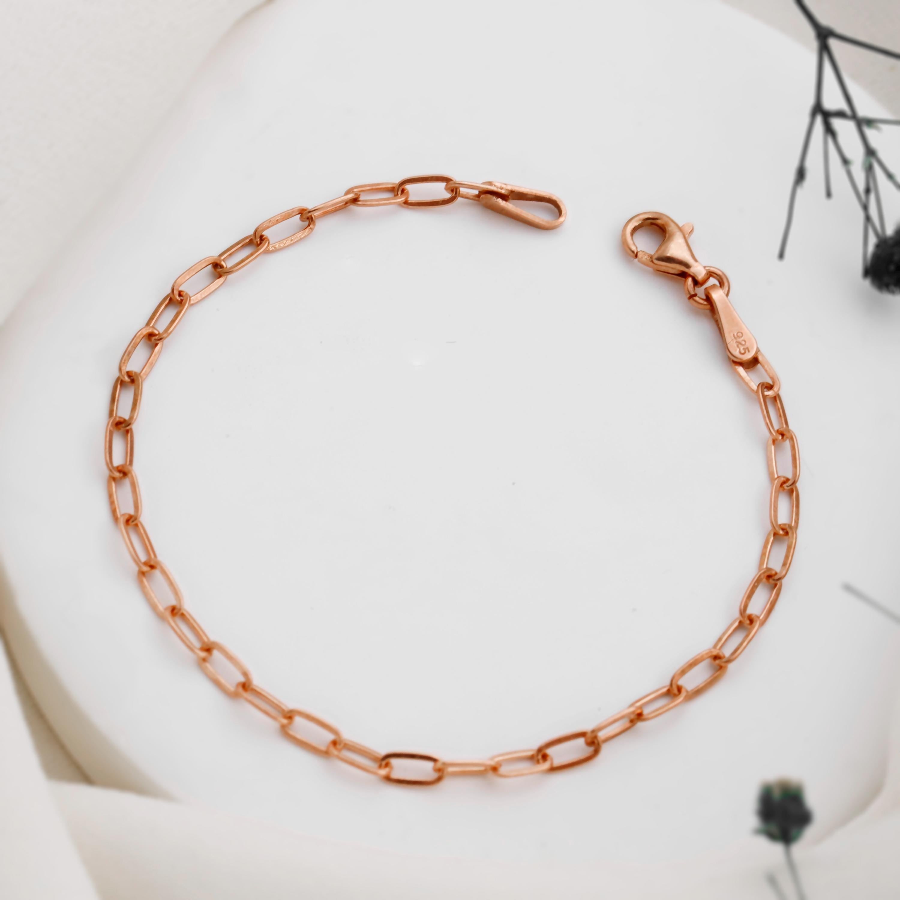 925 Sterling Silver Link Chain Bracelet