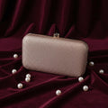 Champagne Gold Bridal Clutch Purse | Elegant Wedding Evening Bag | Indian Ethnic Clutch for Party & Bridesmaid Gift