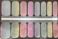 Rainbow Metallic Stripes - Sheer Overlay