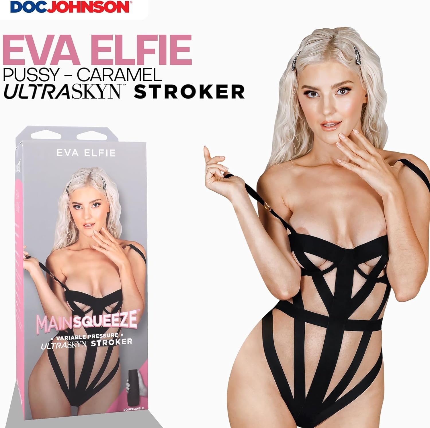 Main Squeeze Eva Elfie ULTRASKYN Stroker Pussy-Vanilla
