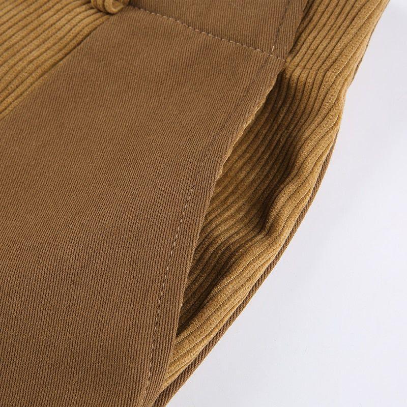 Influence Me Vintage Patchwork Brown Pants