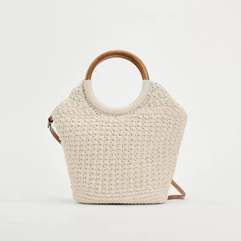 Isla Knitted Bucket Shoulder Bag
