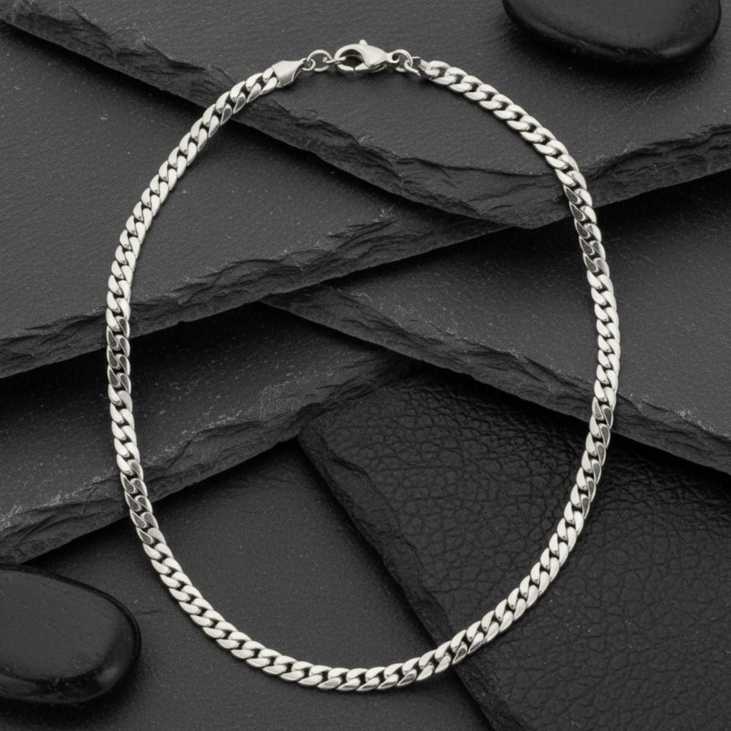 Men’s Stainless Steel 24in 8mm Miami Chain Necklace – Stylish Fashion Jewelry