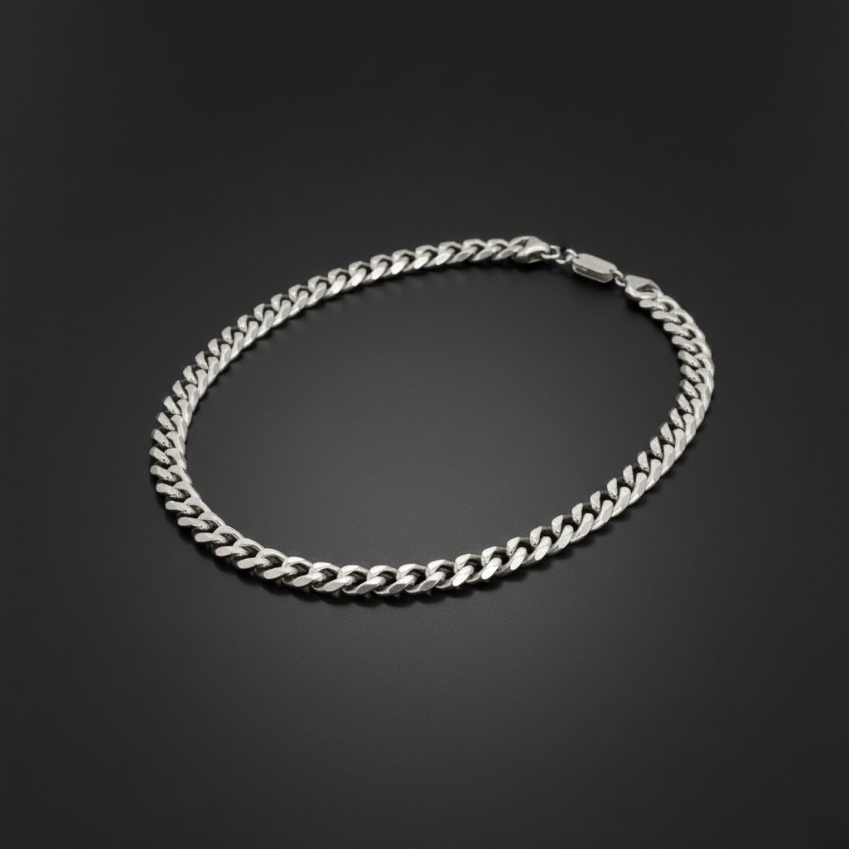 Men’s Silver Stainless Steel 10mm Curb Chain Necklace 20in Trendy Jewelry
