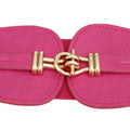 Belt Color Pop Fuchsia Cinch Toggle Stretch Belt