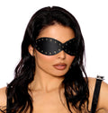 Leather Blindfold With Nail Heads