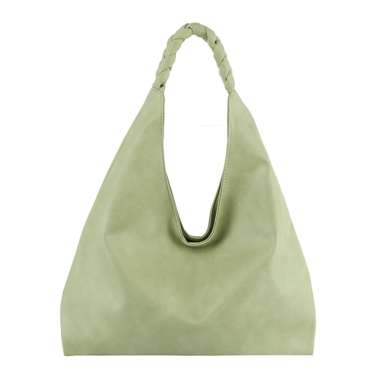 Fashion Handbag Braided Hobo Bag Green Stylish Casual