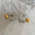 Lunar Swirl Hoops Earrings