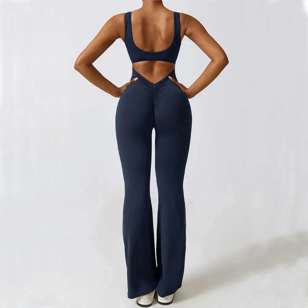 Make It Sexy Dark Blue Push-Up Jumpsuit