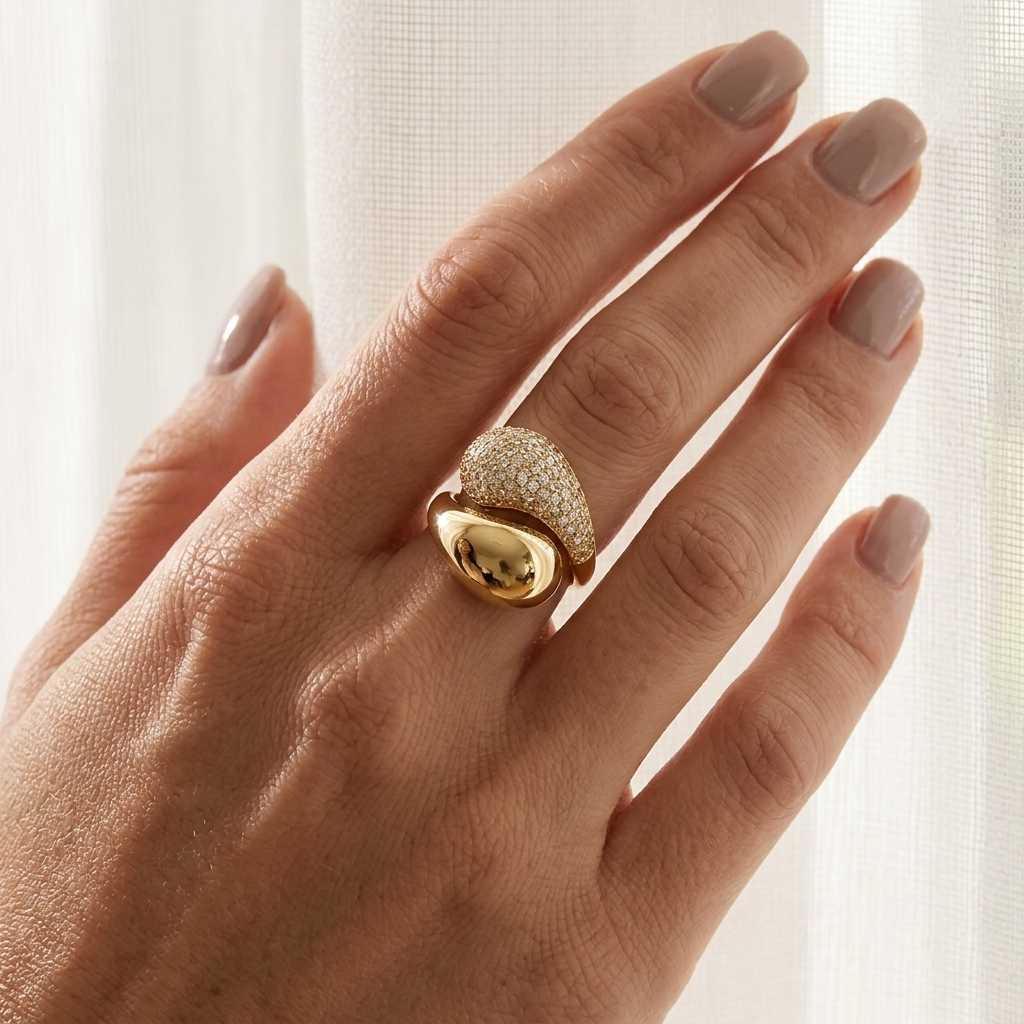 Margaux 18K Gold Plated Ring