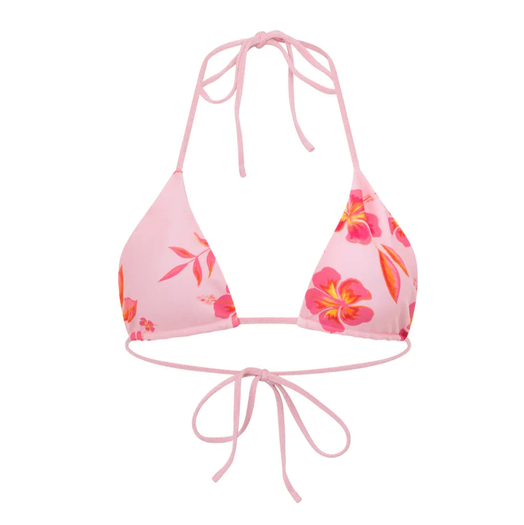 Maui Blossom Floral Print Reversible Bikini