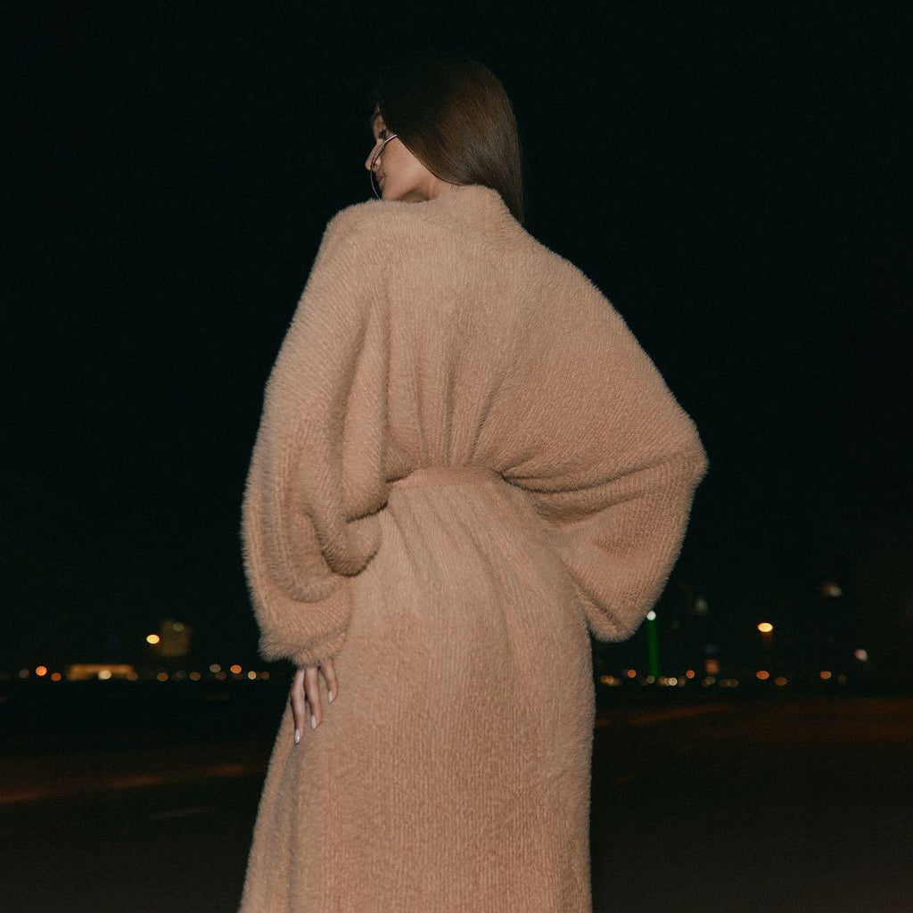 Misty Khaki Oversize Long Sleeve Cardigan