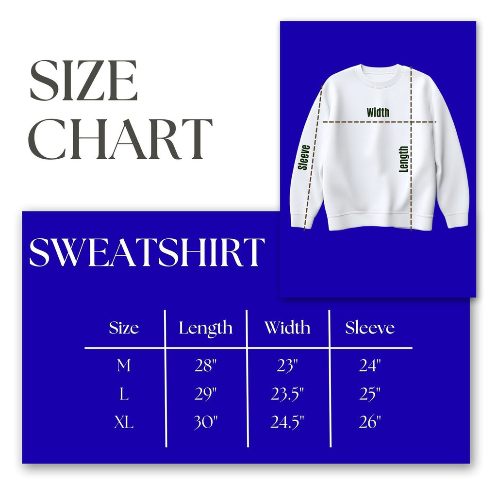 Crew Sweatshirt XL Blue Embroidered Greek Gear Casual Stylish Top