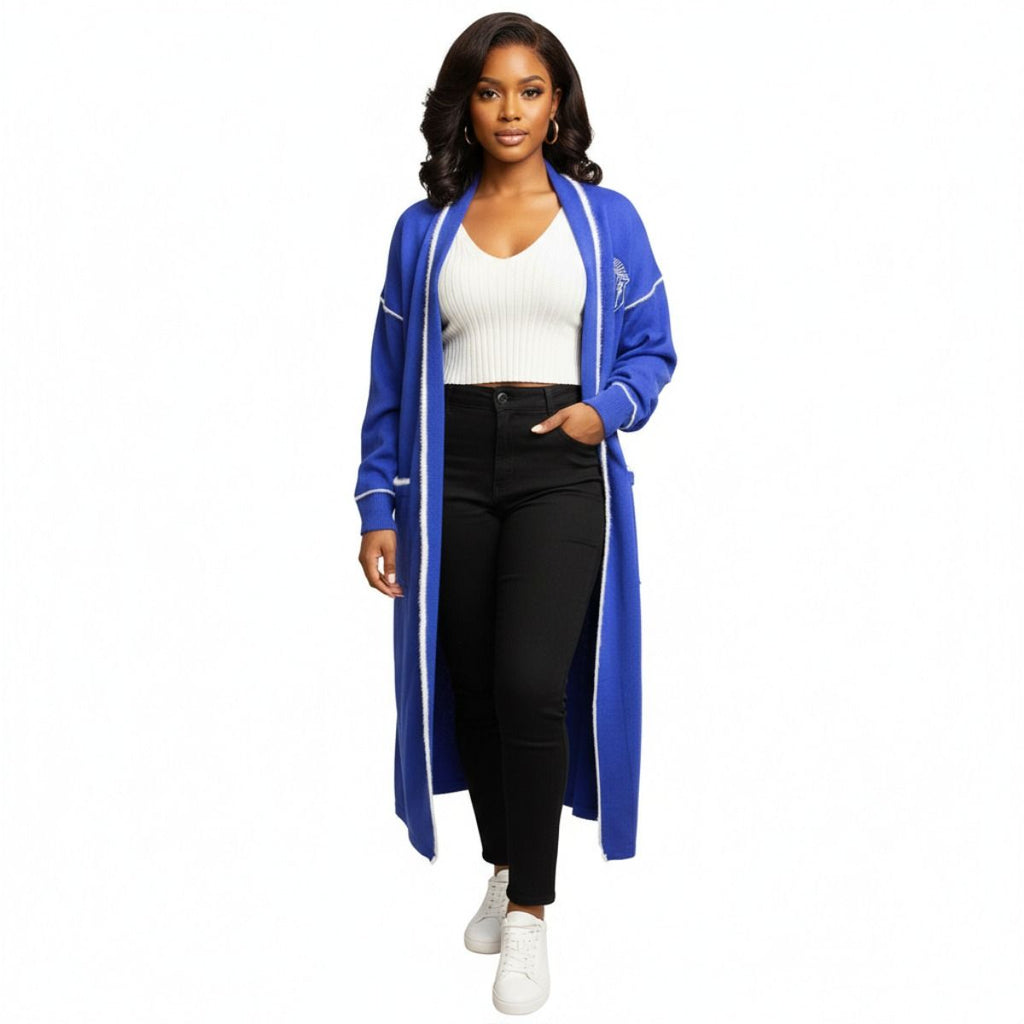 Plus Size Long Duster Cardigan 3XL Sorority Stylish Layered Look