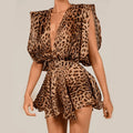 My Wild Side Deep Plunge Mini Dress