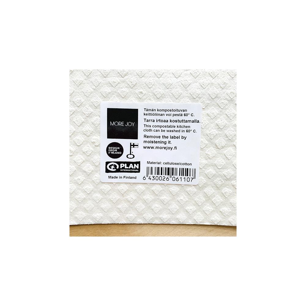 Nordic Christmas | Bundle of 3 Swedish Dishcloths (Gray & white)