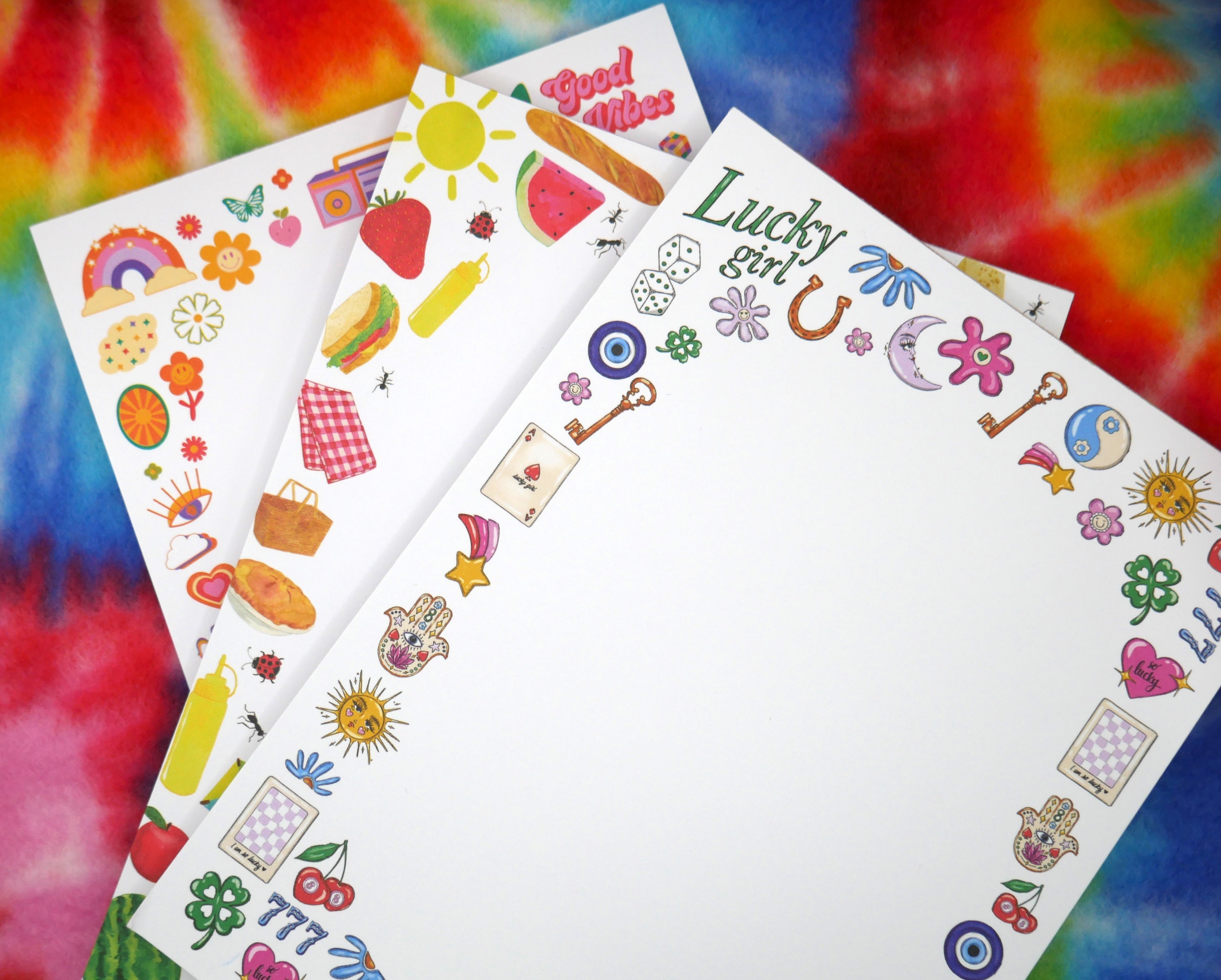 Retro, Funky, 70s & 90s Nostalgia 5x7" Notepad