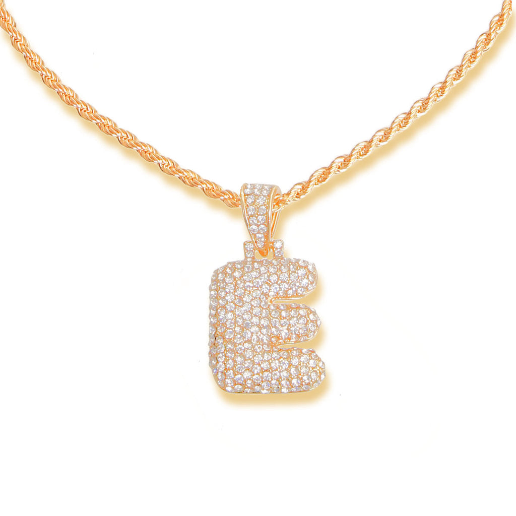 Initial E Necklace Stylish Fashion Jewelry Accessory