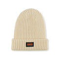 BASS Women's Large Gauge Knit Beanie Hat Ecru One Size