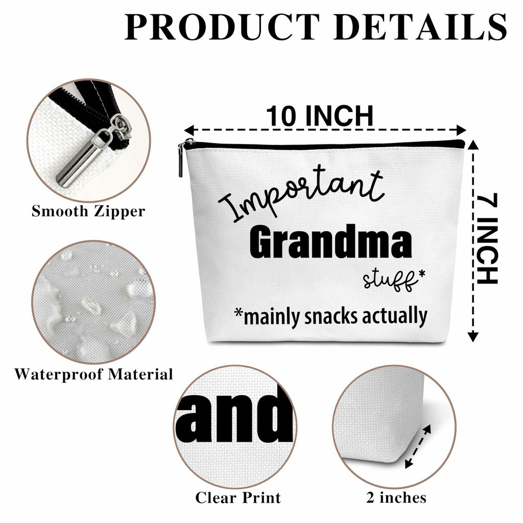 Gigi Gifts Makeup Cosmetic Bag for Grandma Women Best Gigi Ever - C08